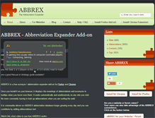 Tablet Screenshot of abbrex.com